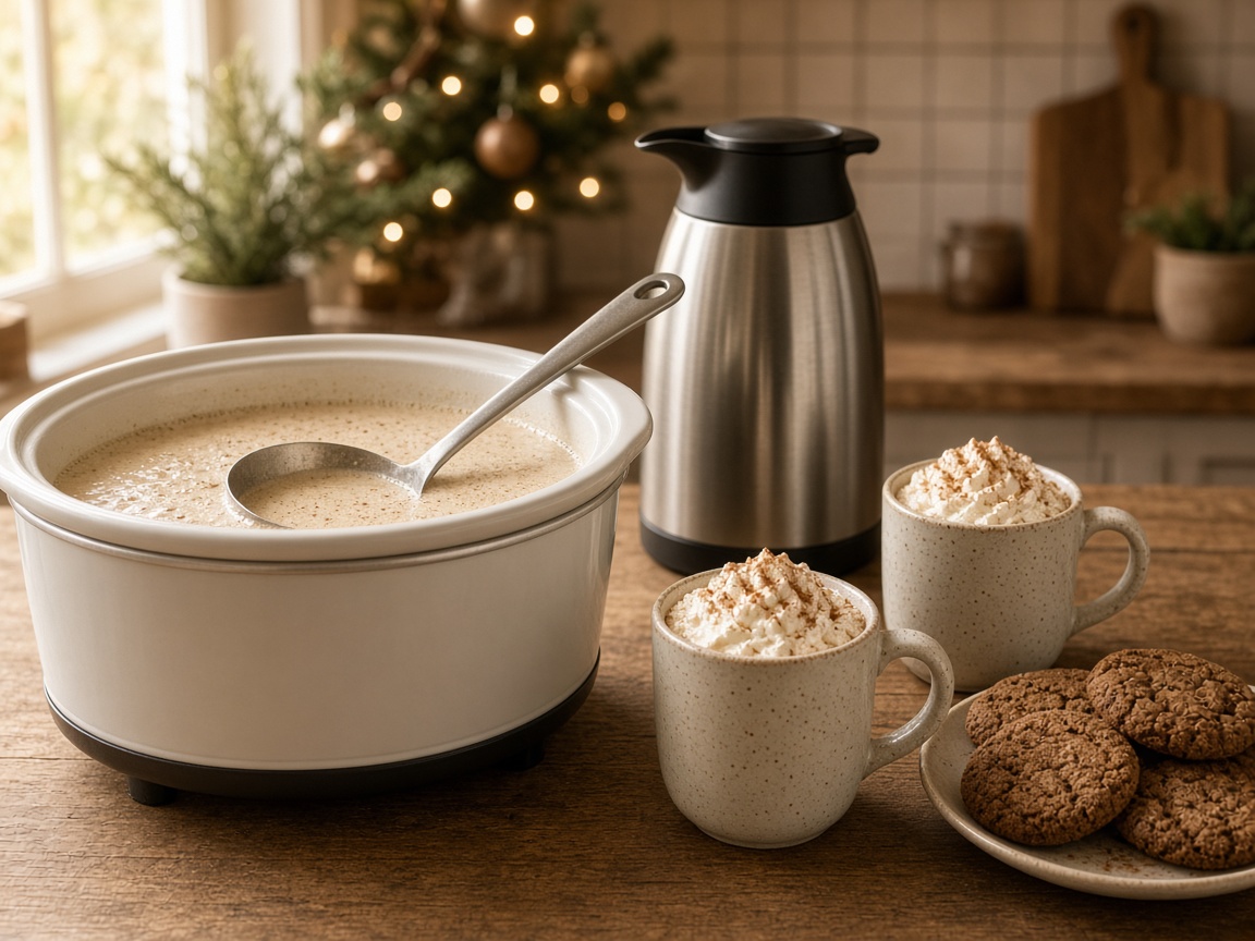 Slow Cooker Gingerbread Latte
