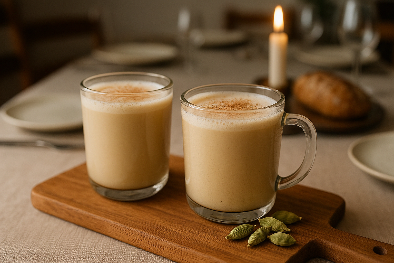 Cardamom Honey Latte