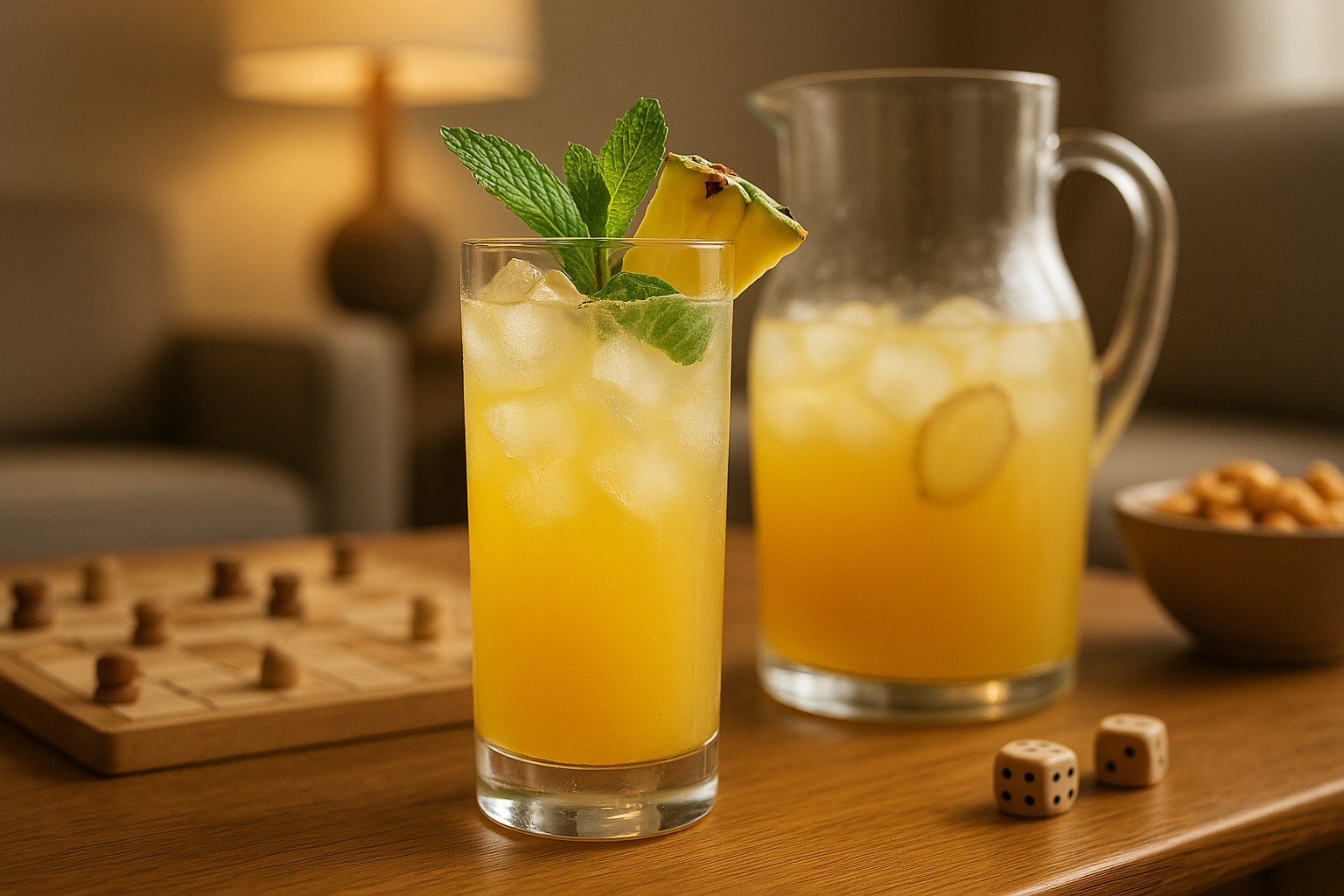 Pineapple Ginger Fizz