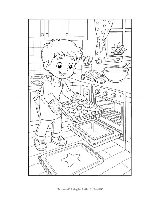 Christmas Coloring Book page 6