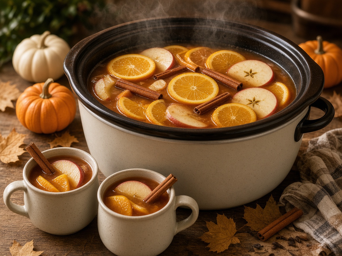 Kids' Slow Cooker Apple Cider