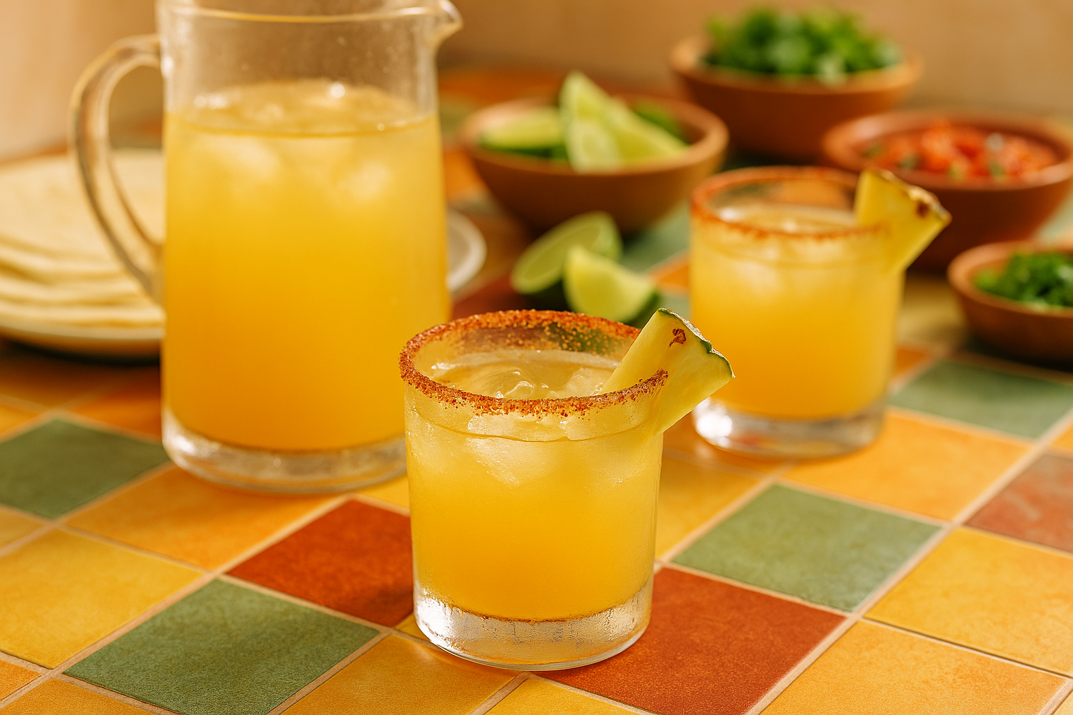 Smoky Pineapple Mezcal Cooler