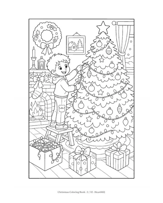 Christmas Coloring Book page 2
