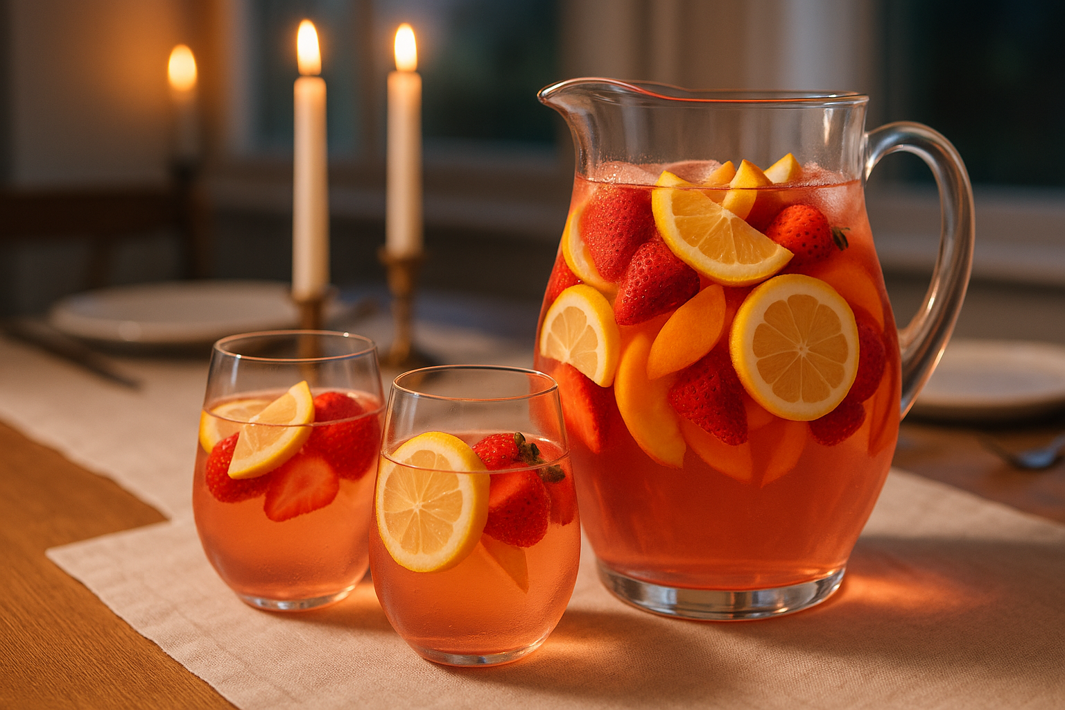 Pink Garden Sangria