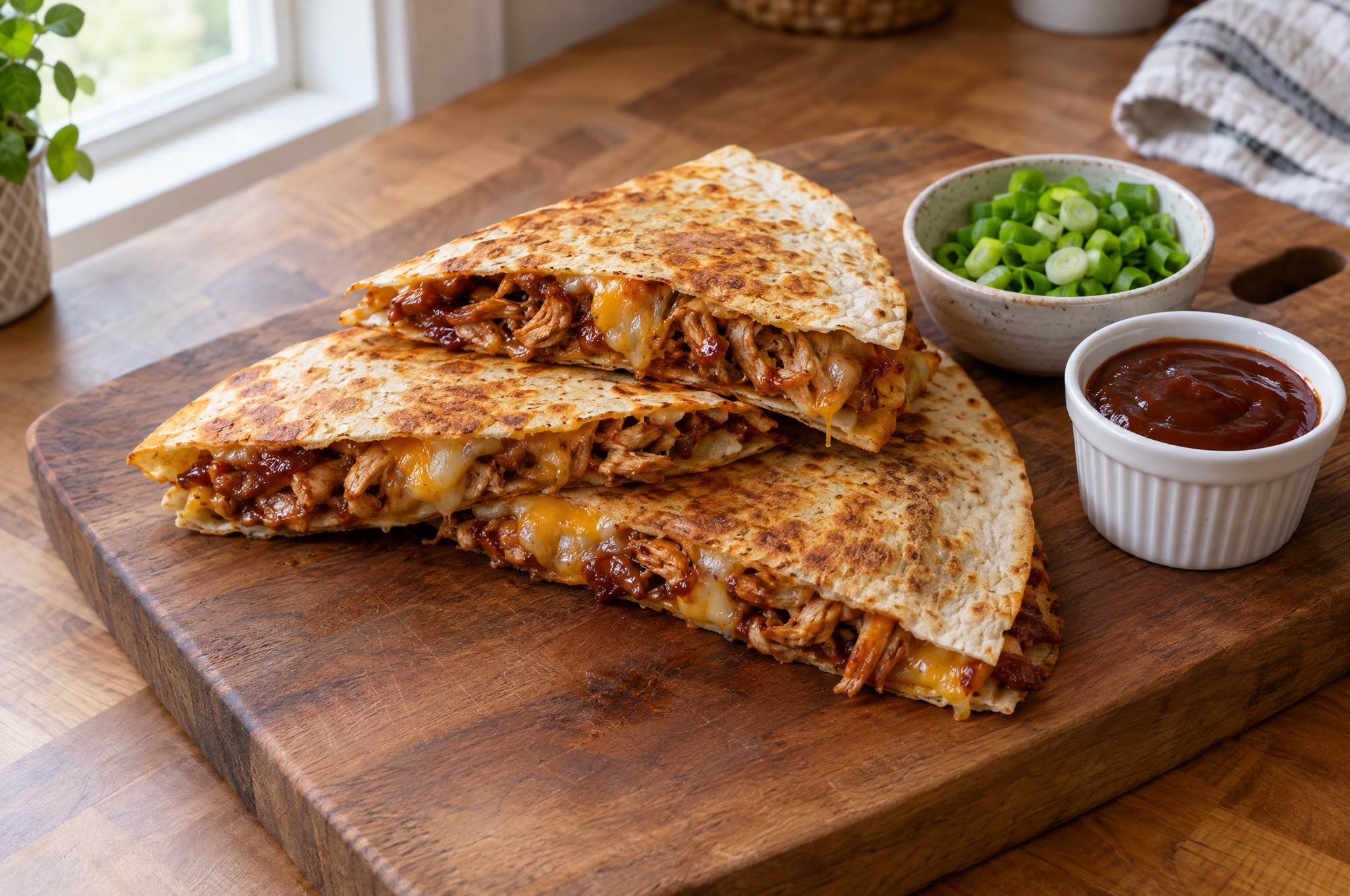 BBQ Chicken Quesadillas