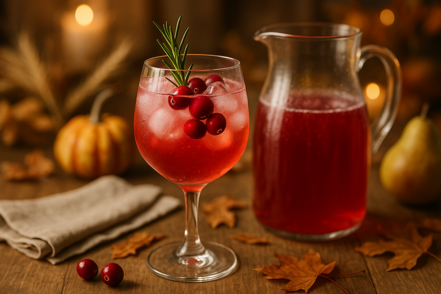 Rosemary Cranberry Spritz