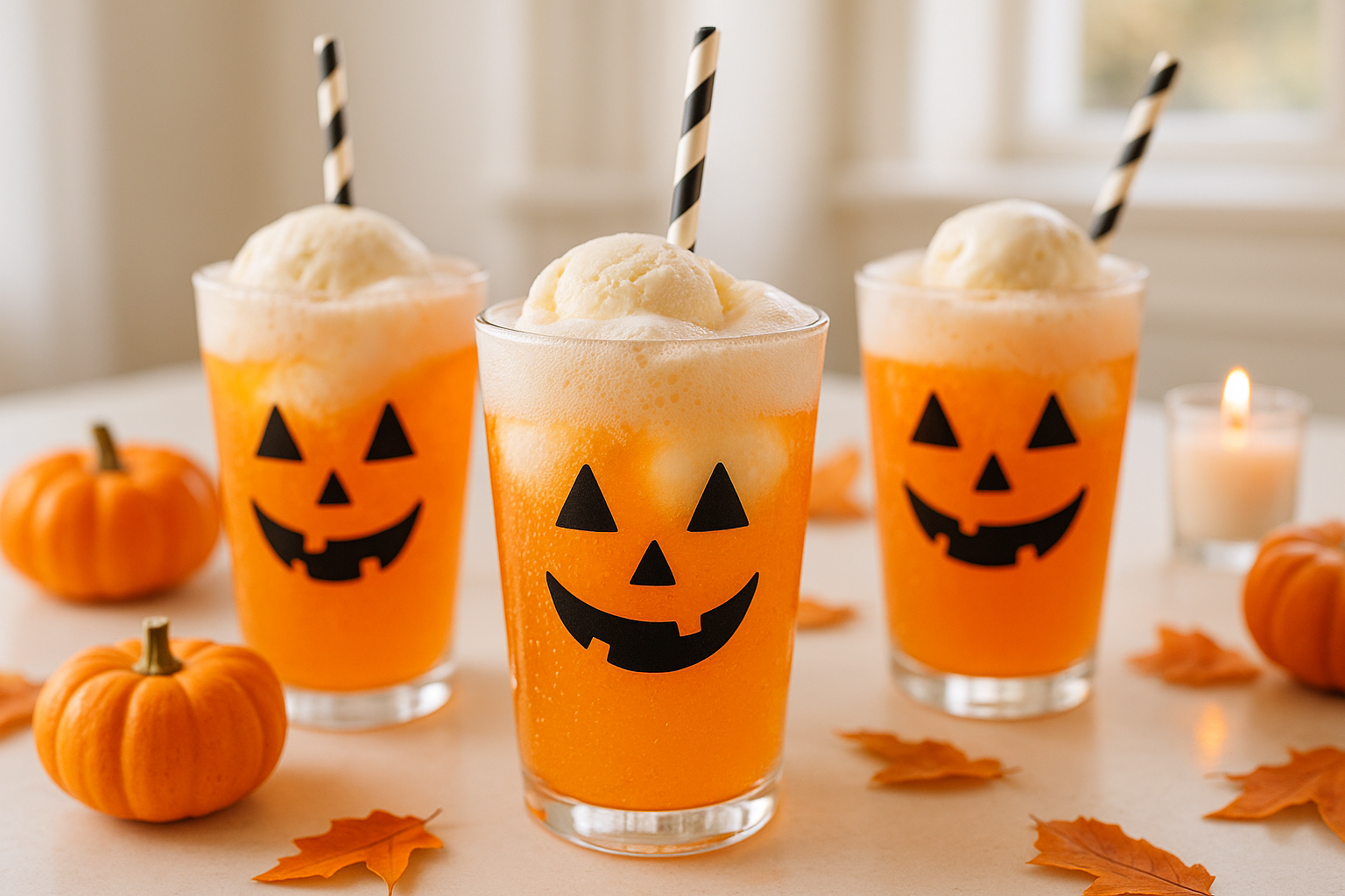Glowing Grin Cream Sodas