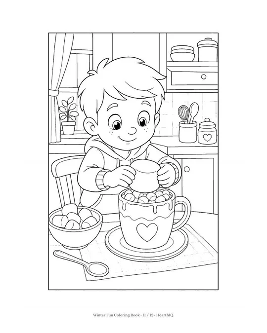 Winter Fun Coloring Book page 11