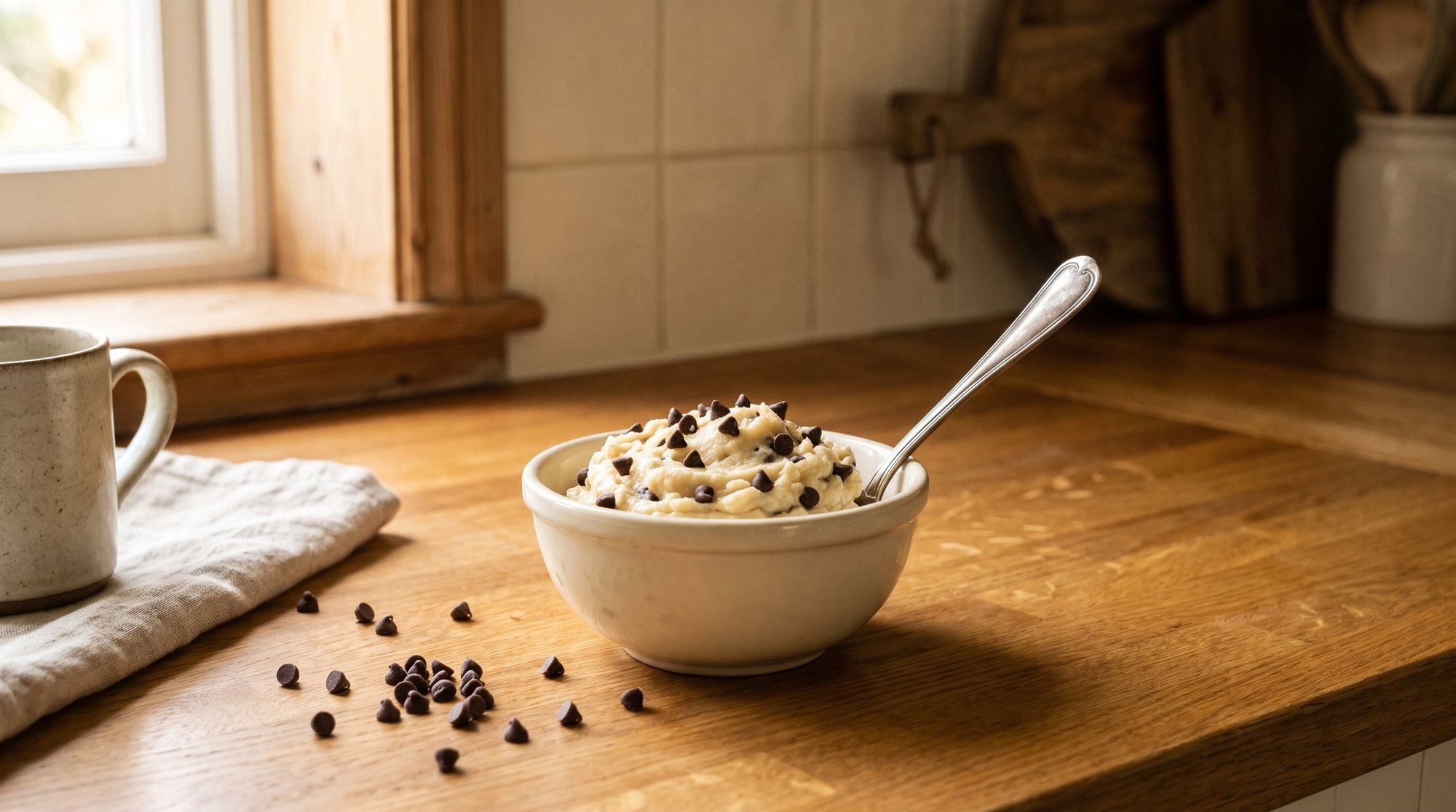Cottage Cheese Cookie Dough (No Bake)