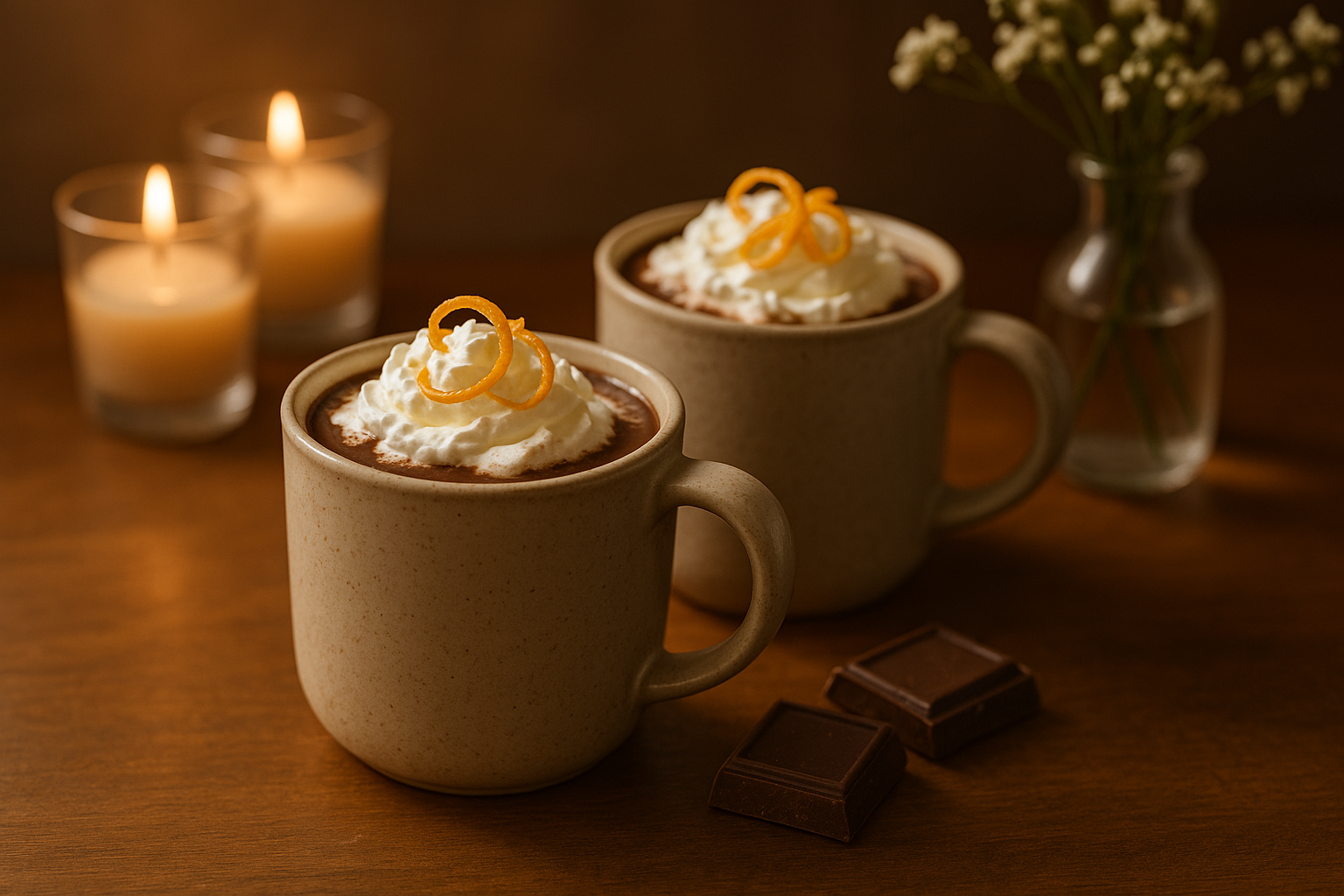 Orange Velvet Hot Chocolate