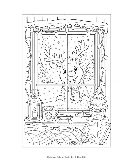 Christmas Coloring Book page 4