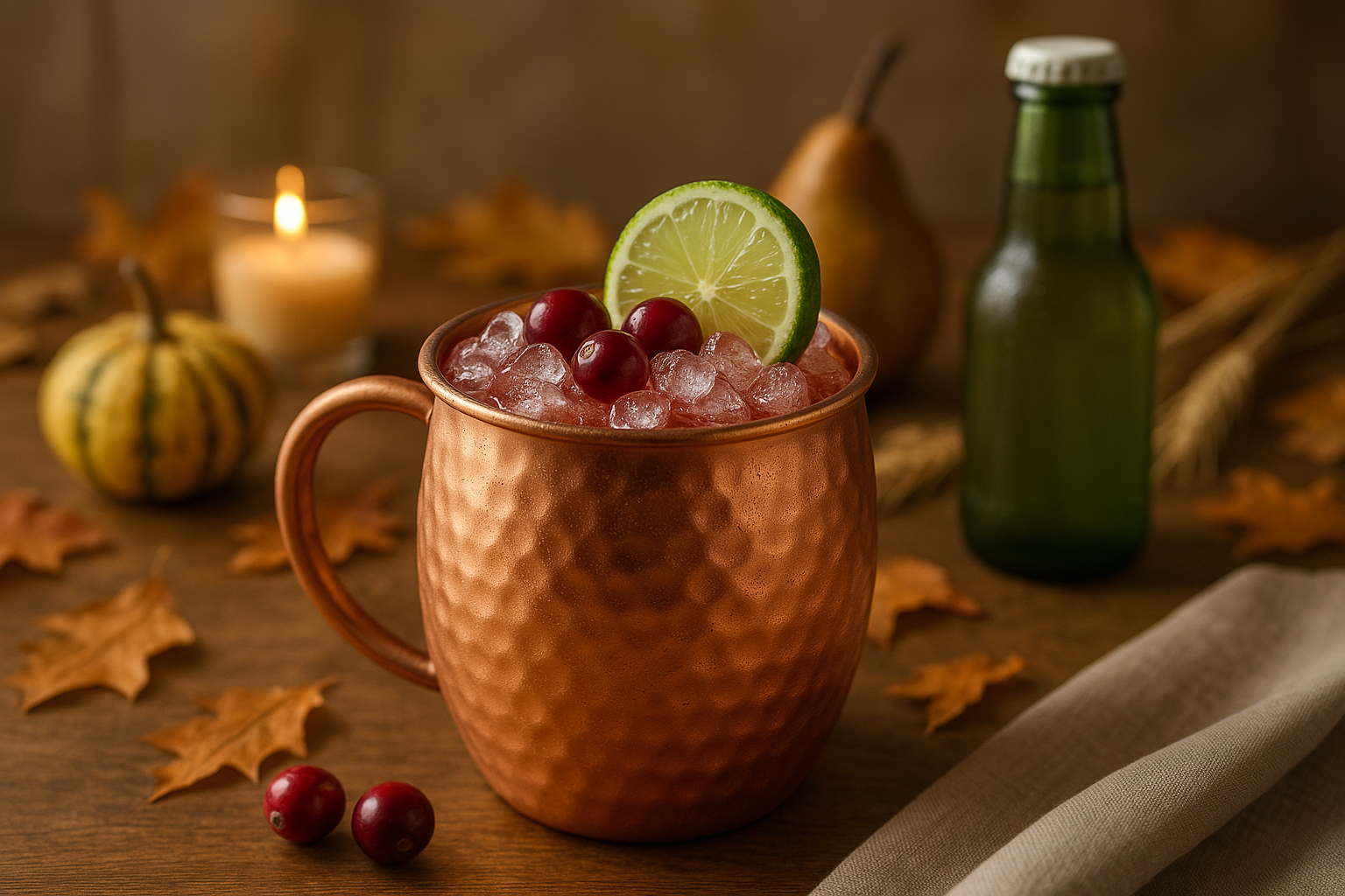Cranberry Ginger Mule