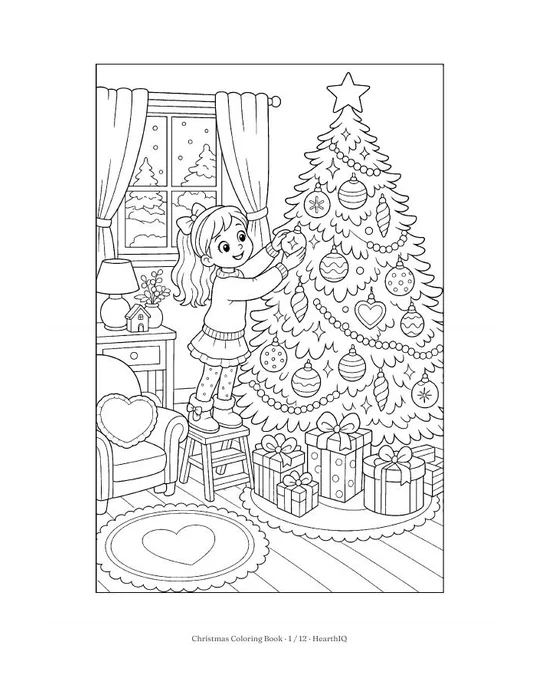 Christmas Coloring Book page 1