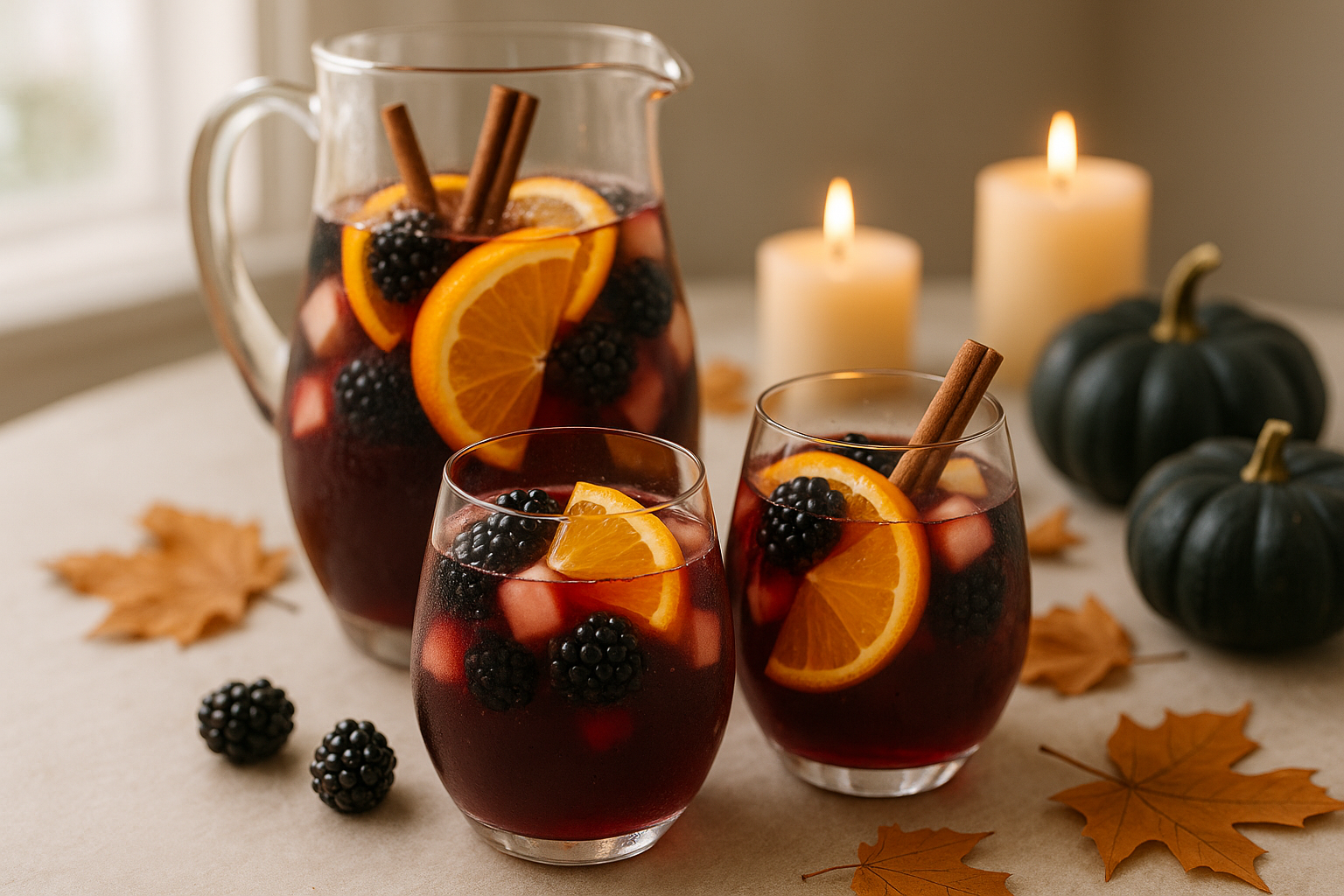 Blackberry Dusk Sangria