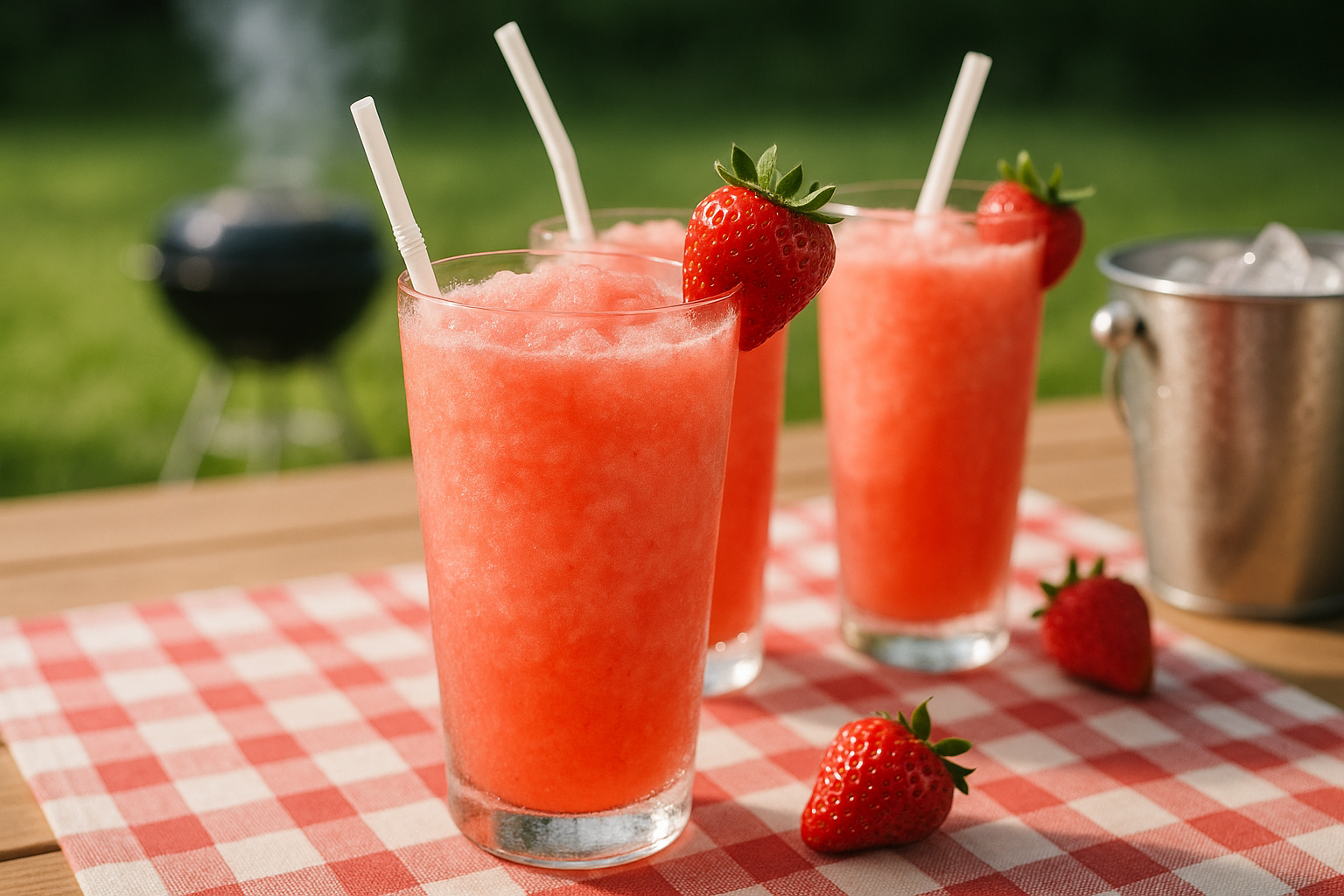 Strawberry Lemonade Slushie