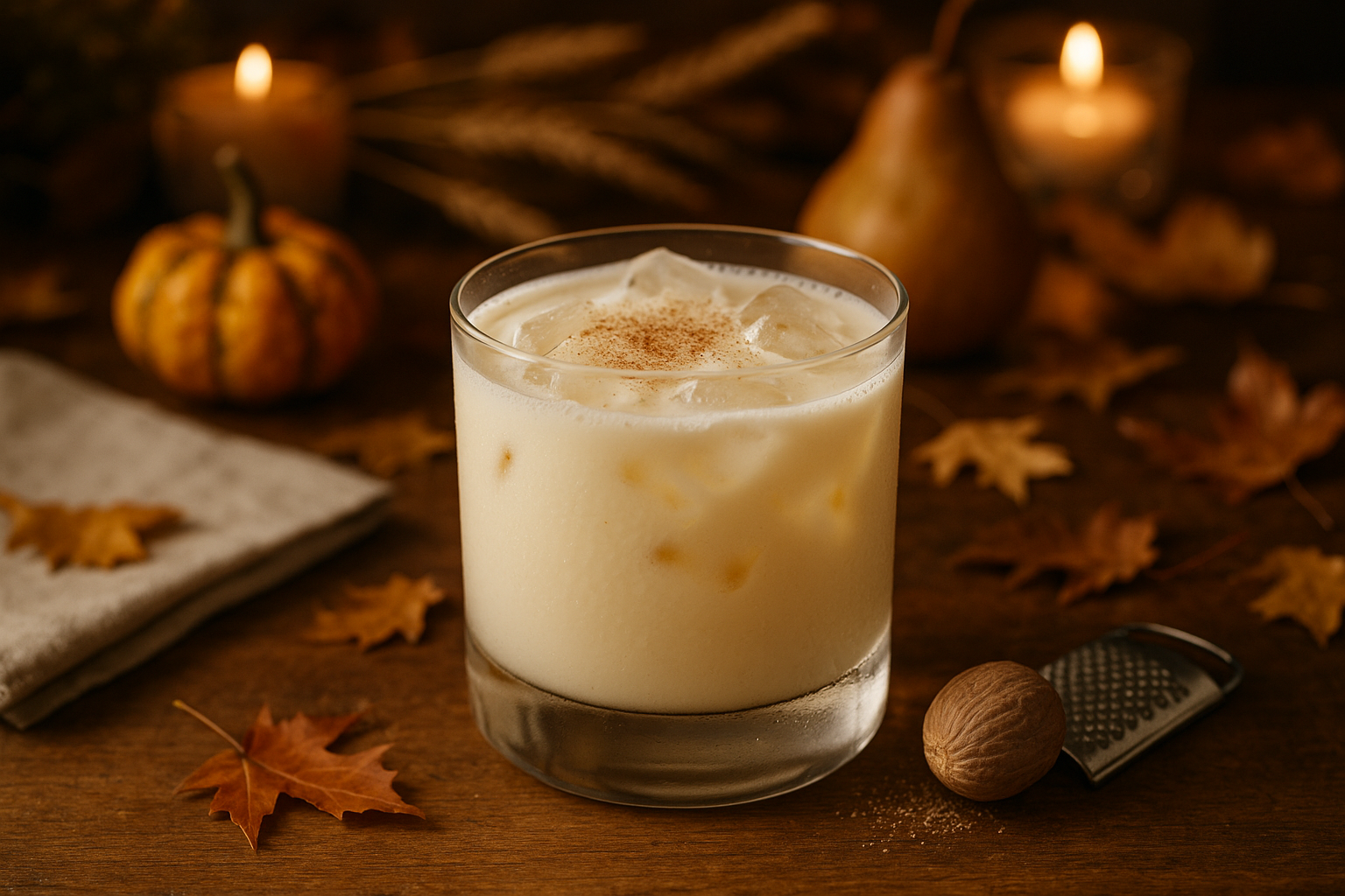 Brandy Nutmeg Milk Punch