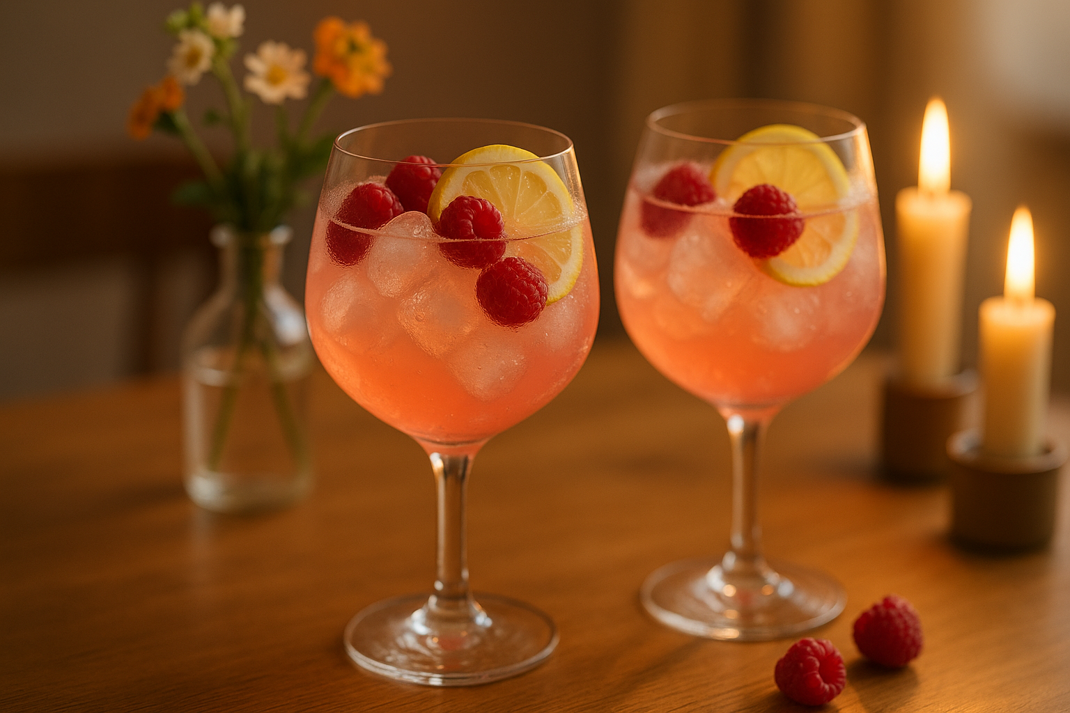Rose Raspberry Lemonade