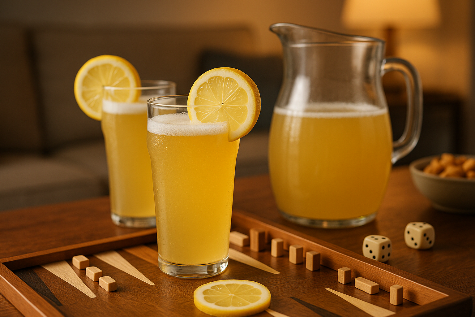 Lemon Beer Shandy Pitcher