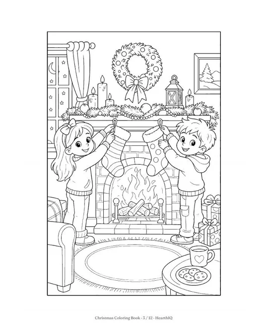 Christmas Coloring Book page 3
