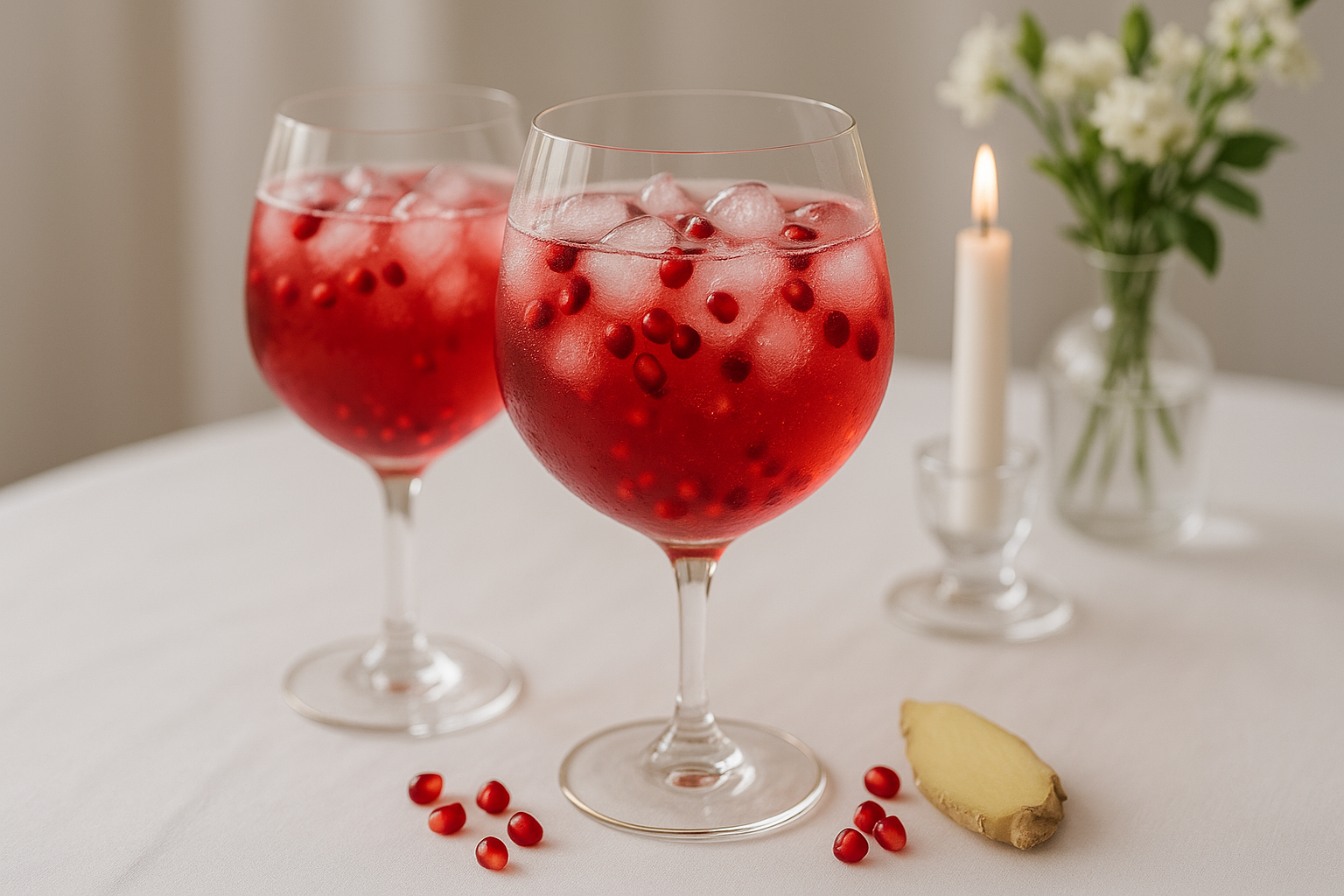 Pomegranate Ginger Sparkle