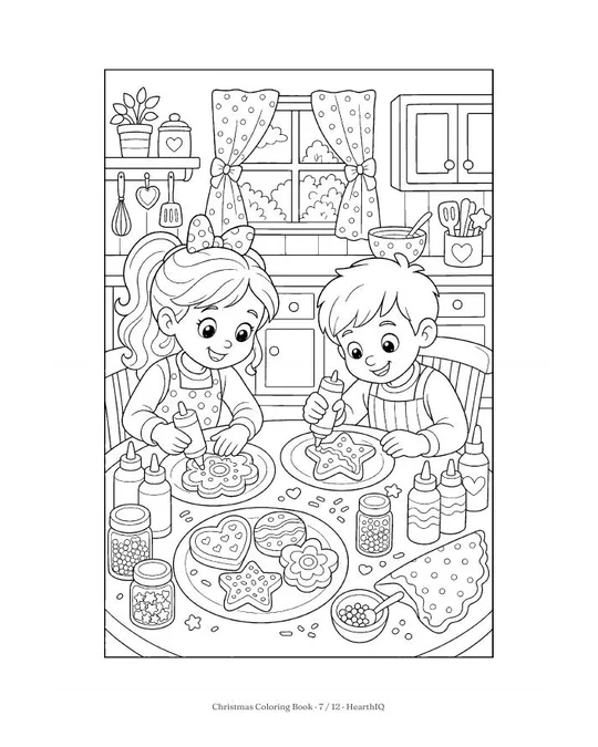 Christmas Coloring Book page 7