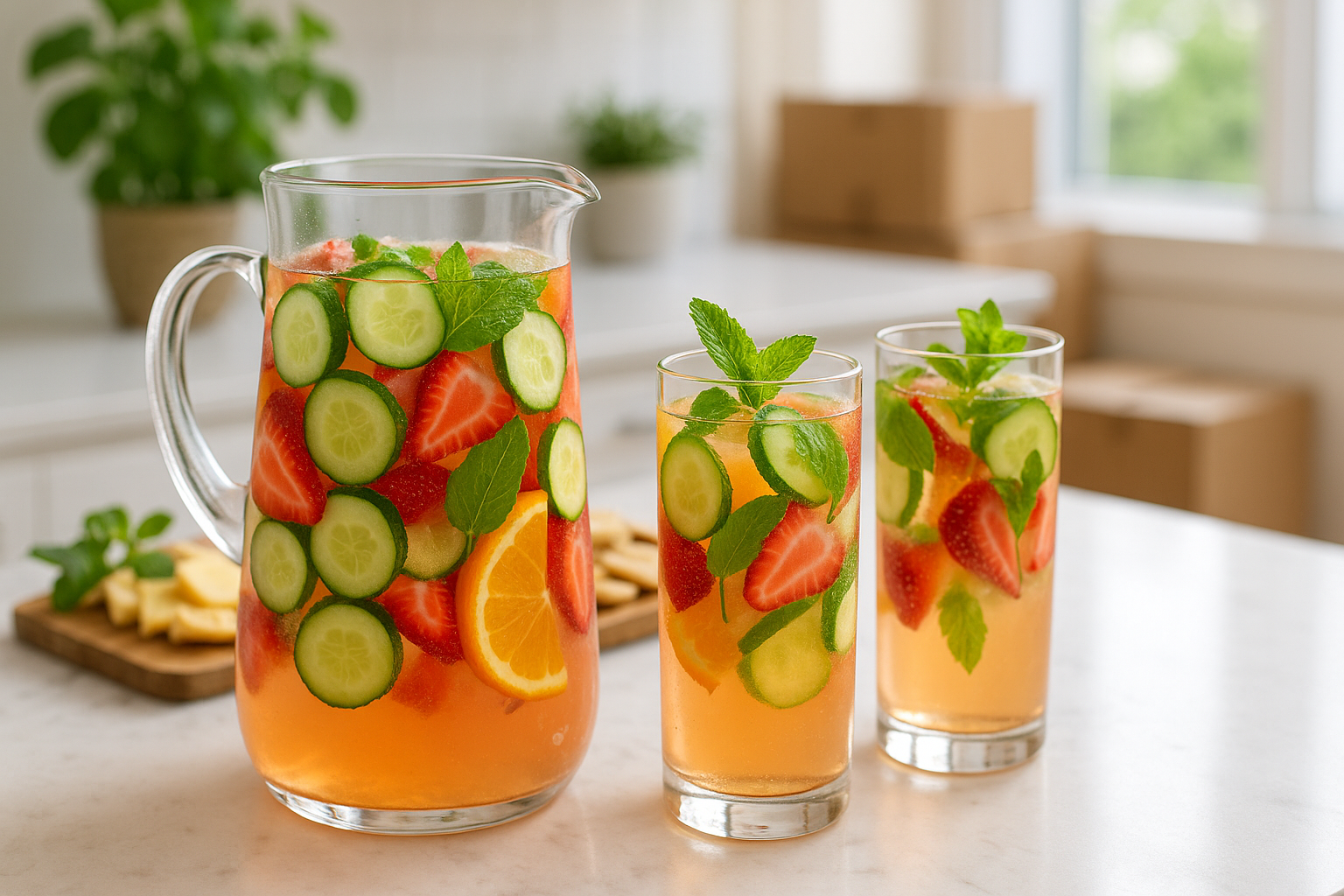 Summer Fruit Cup Pitcher