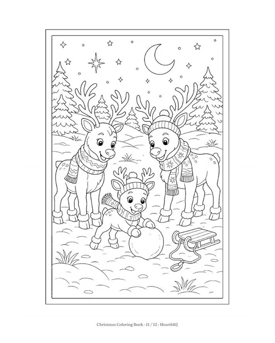Christmas Coloring Book page 11