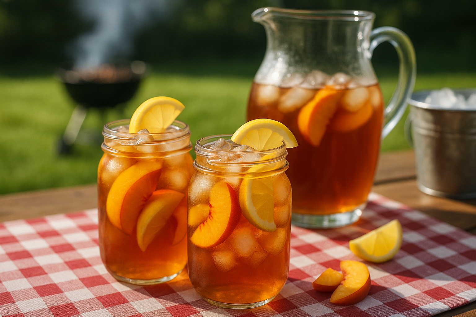 Peach Sweet Tea Pitcher
