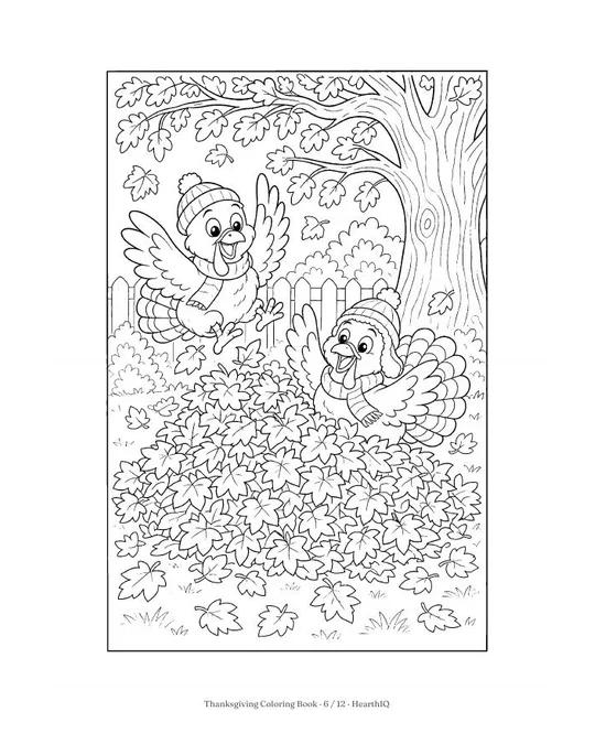 Thanksgiving Coloring Book page 6