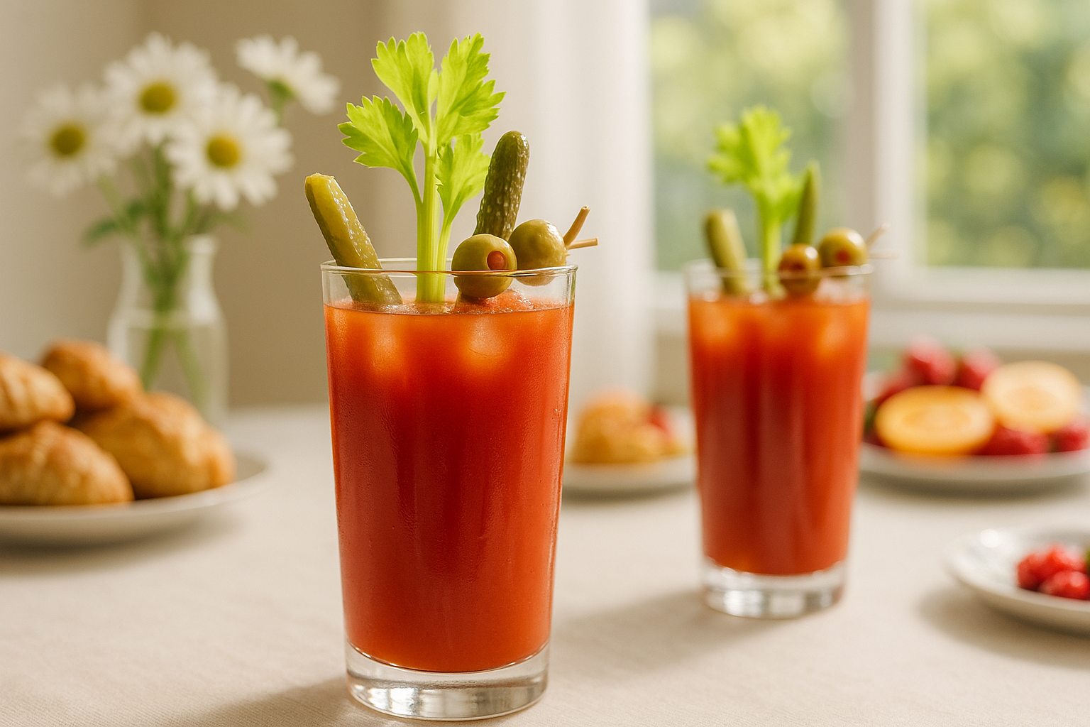 Garden Bloody Mary Pitcher