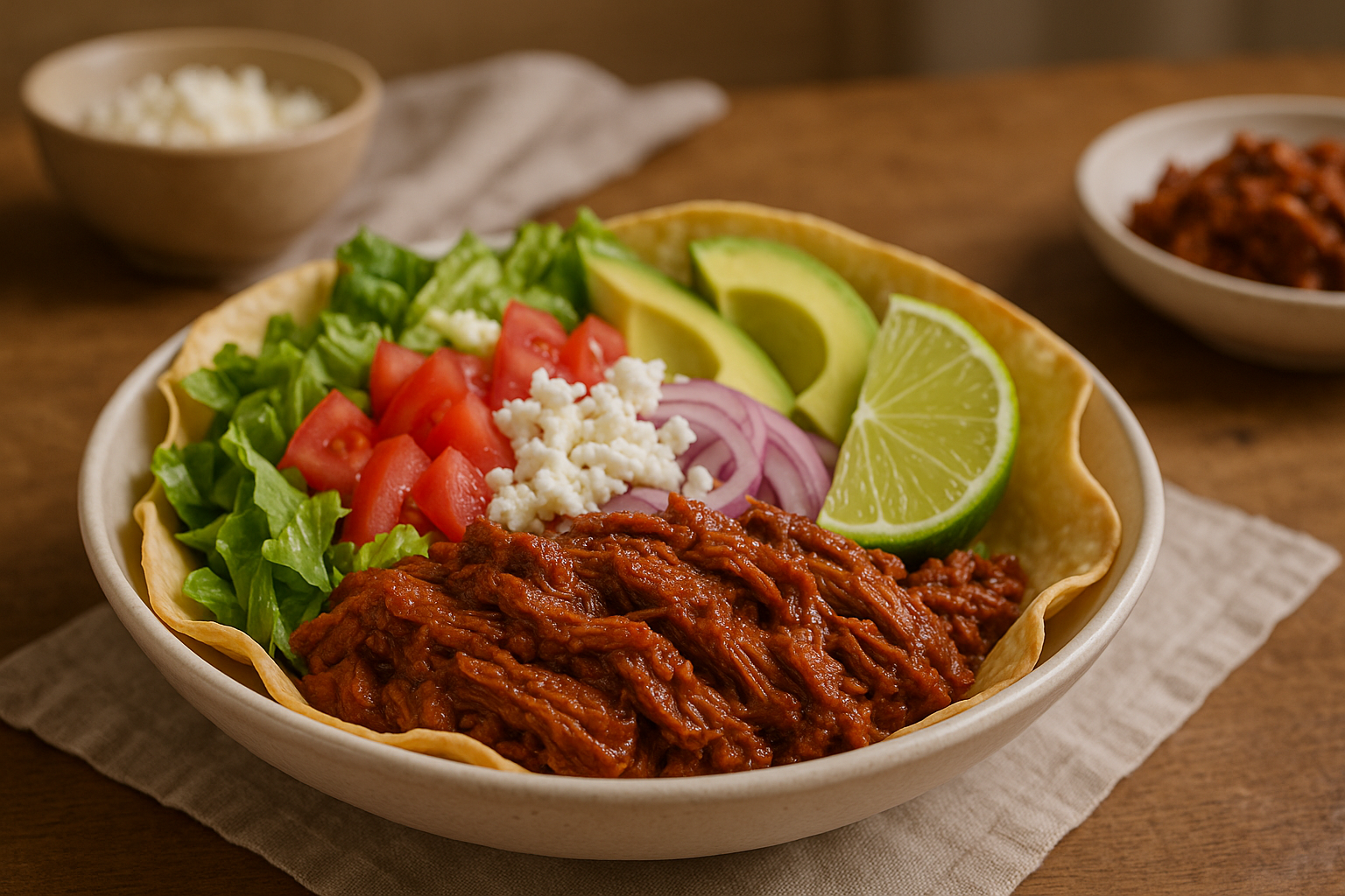 Barbacoa Beef Taco Salad