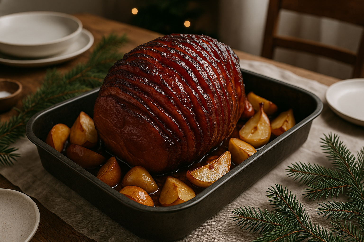 John's Christmas ham
